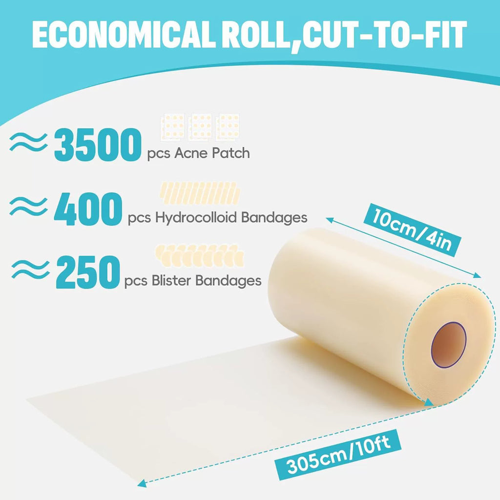 Hydrocolloid Patch Roll – Customizable Acne & Blemish Treatment